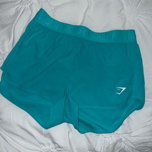 Gymshark Turquoise Activewear Flowy Shorts